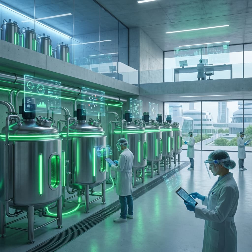 Modern Fermentation Plant